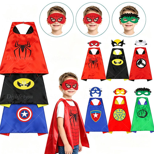 Superhero capes and - masks, for