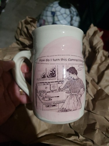 Handmade mug retro - handmade,