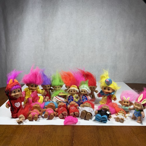 Vintage lot troll dolls - of, 21