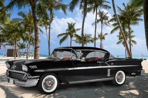 1958 chevy impala 348 - chevy,