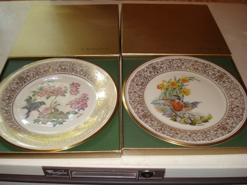 Lenox boehm bird - plates, 1975
