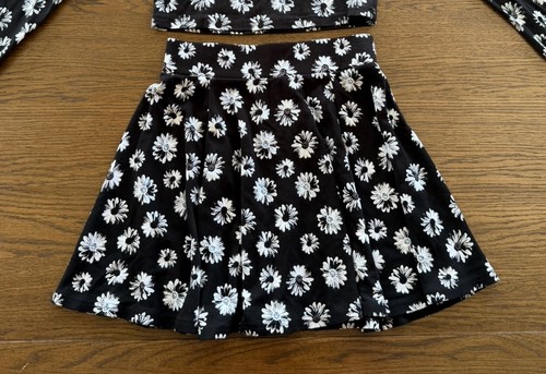 Divided black skater skirt - h&m,
