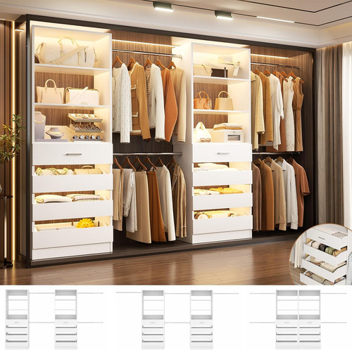 Closet system 15ft - system,,