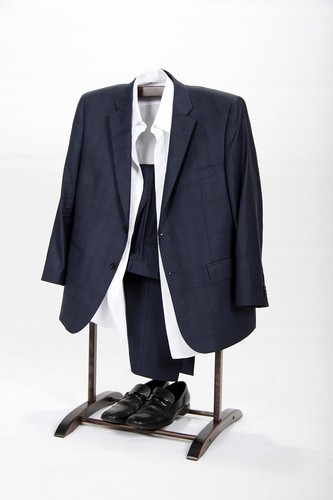Deluxe hardwood clothes valet - clothes,