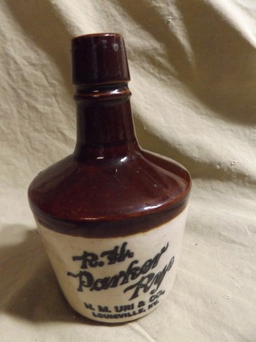 Antique stoneware bottle jug - antique,