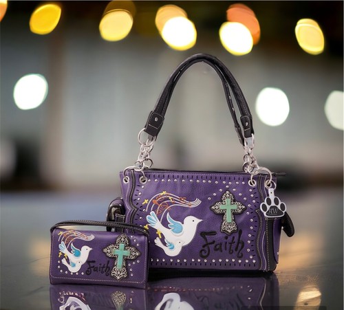 Western purse faith handbags - western,