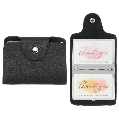 2pcs leather credit card - 2pcs,