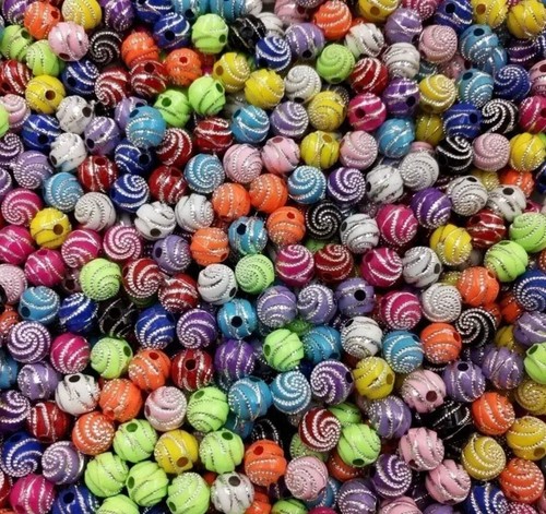 100 pcs 8mm mixed - 8mm, bundle