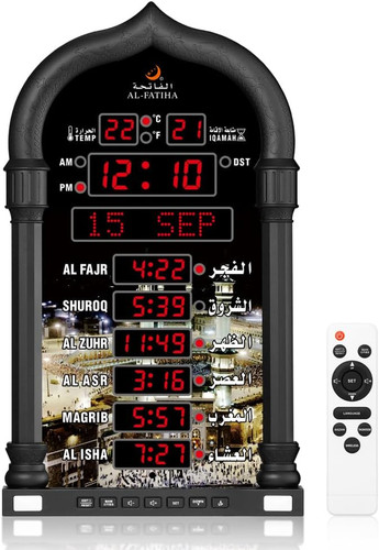 Led azan clock digital - azan,