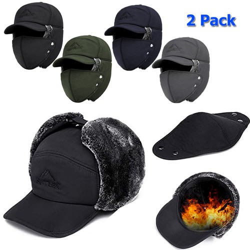 2pc winter trapper hat warm - winter,
