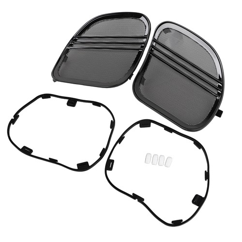 Black front fairing speaker - black,