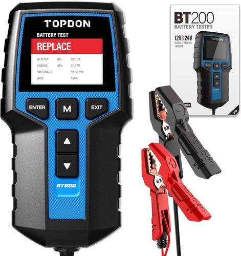 Topdon bt200 12v 24v car - topdon,