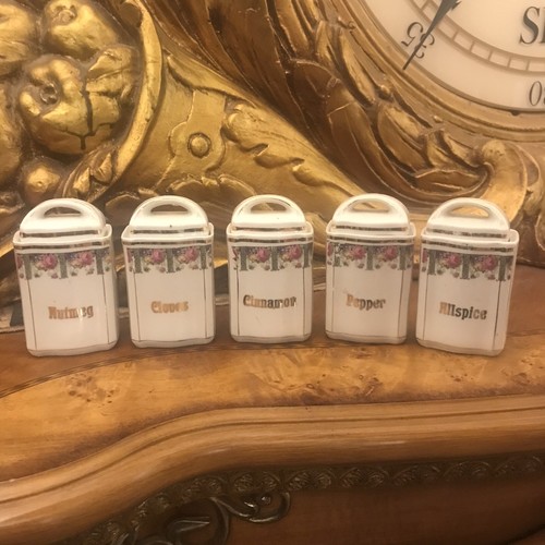 Antique german spice canister - german,
