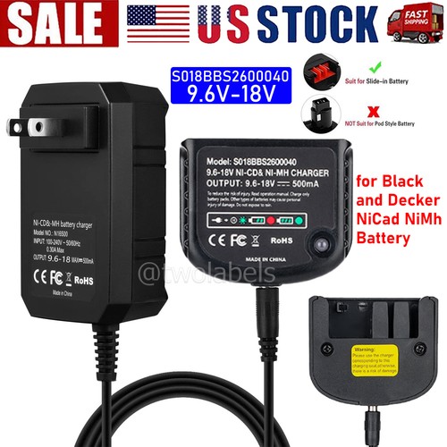 Battery charger for black and - charger,