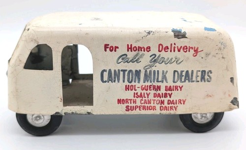 Vintage pressed steel - steel, milk