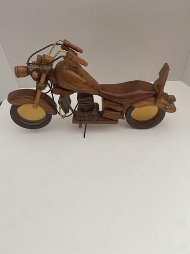 Wooden motorcycle - wooden,