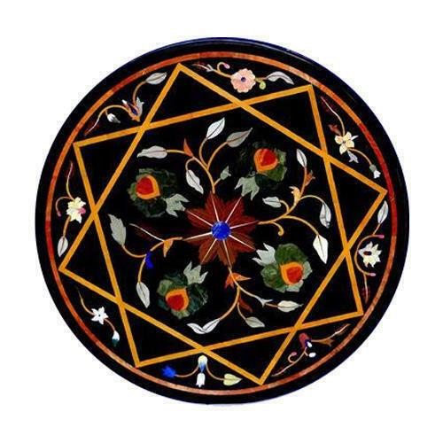 Table marble inlay - marble,