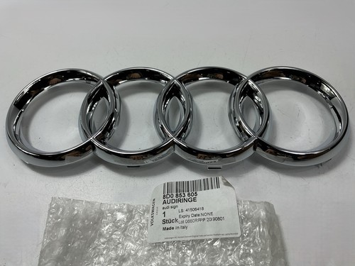 New oem original audi rings - new,