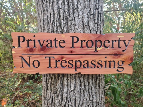 Private property - property, no