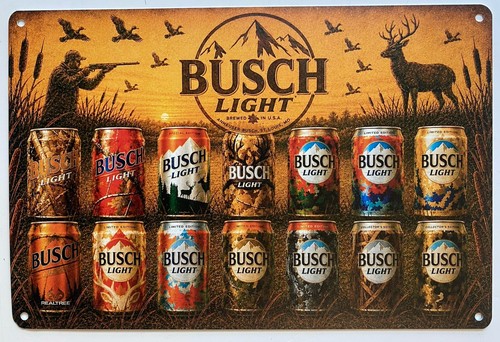 Busch light beer sign - busch,