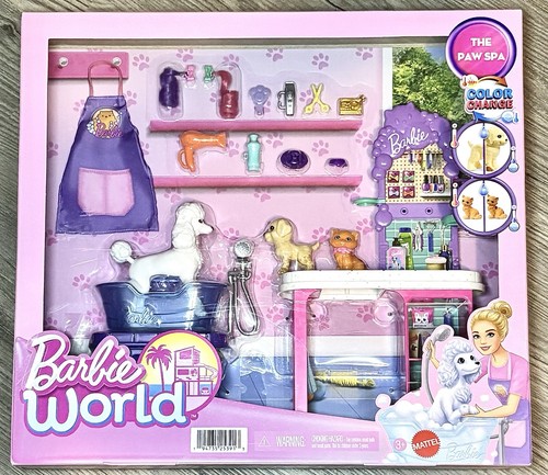Barbie world paw spa playset - paw,