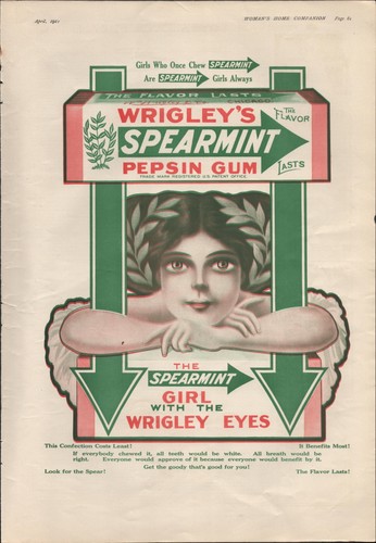 1911 wrigley spearmint - 1911, wrigley's