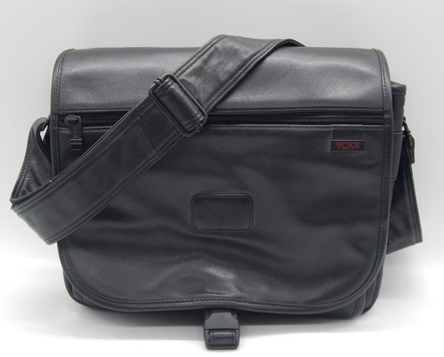 Tumi alpha black leather - alpha,