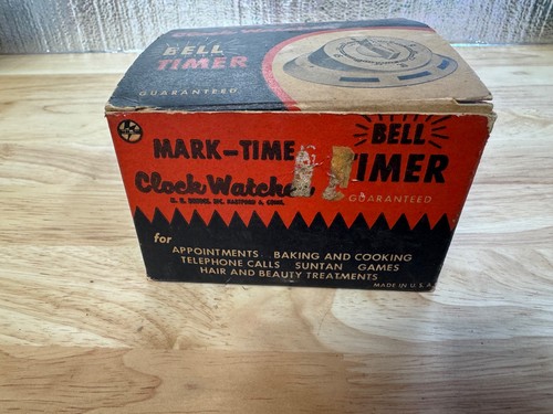 Vintage mark time clock - vintage,