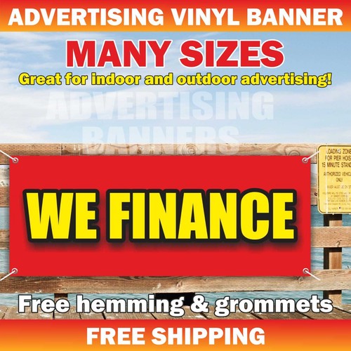 Finance advertising banner - we,