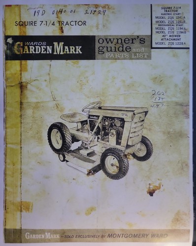 Montgomery ward squire 4 - squire, 7-1/4