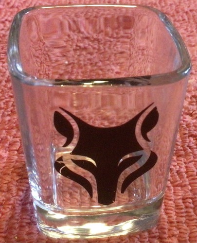 Fox hunt hunting small glass - hunt,
