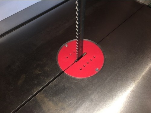 Bandsaw table insert plate - insert,