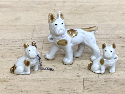 French bulldog figurines - french, japan