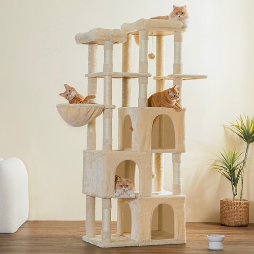 Sturdy cat tree tower - tree,