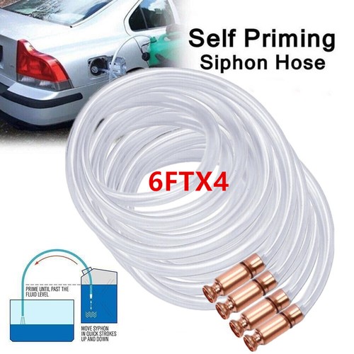 Self priming siphon - priming, jiggler