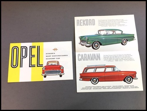 1958 opel olympia rekord - olympia, and