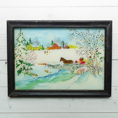 Miniature naive folk art - miniature,