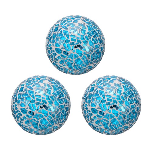3pcs decorative glass balls - glass,