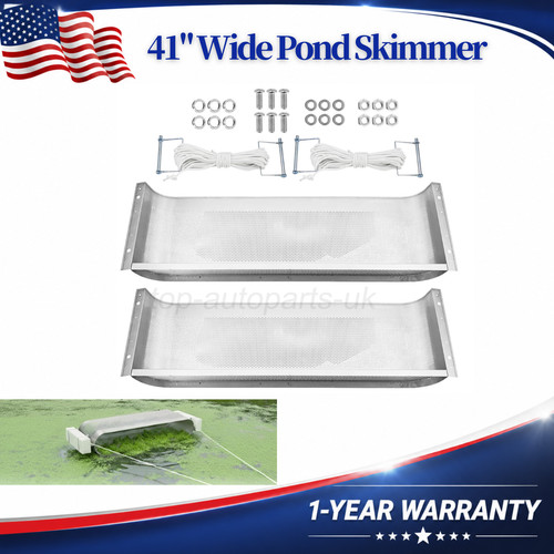 Wide pond skimmer for - pond, lake