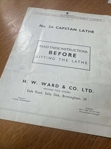 Capstan lathe lifting - 2a,