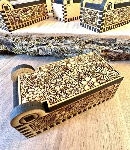 Wooden box beautiful handmade - wooden, box,