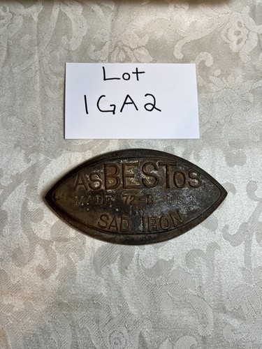 Asbestos sad iron cast - 72,