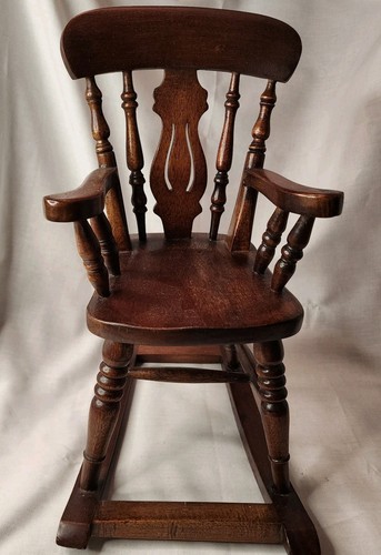 Vintage wooden rocking chair - vintage,