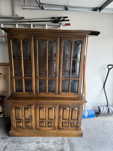 Ethan allen china hutch - china,