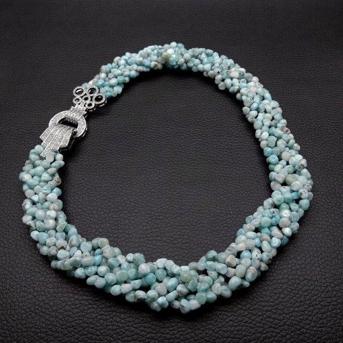Natural blue larimar - natural,