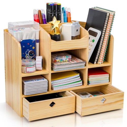 Acshio wooden desk organizer - acshio,