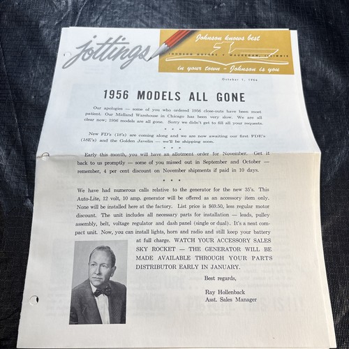 1956 johnson motors outboard - johnson,