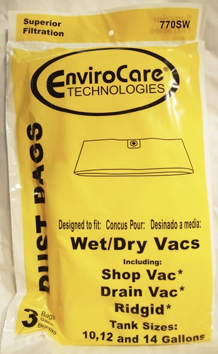 Shop vac 90662 bags - vac, 14