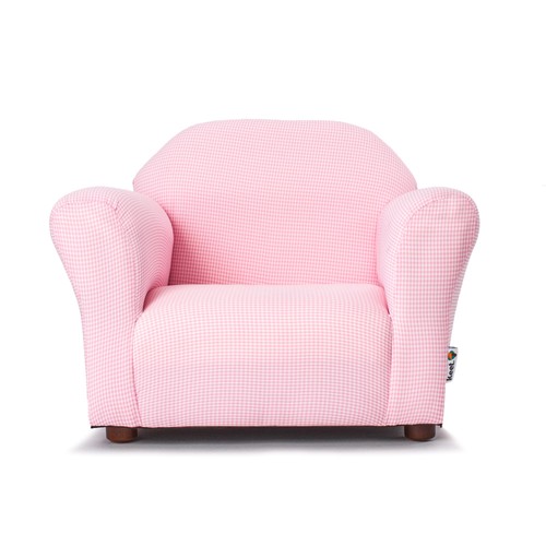 Roundy gingham chair for kids - gingham,