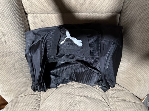 Puma black duffel bag - black,